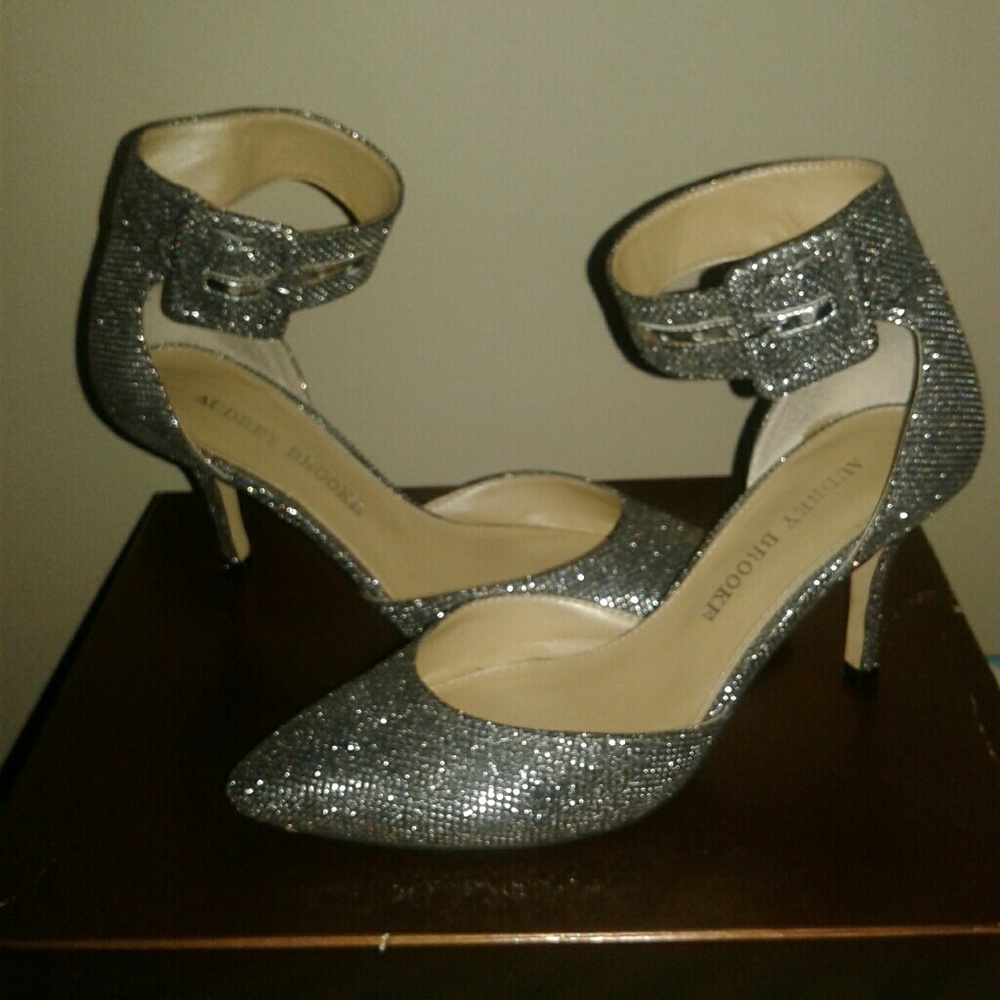 Audrey Brooke ankle strap heels